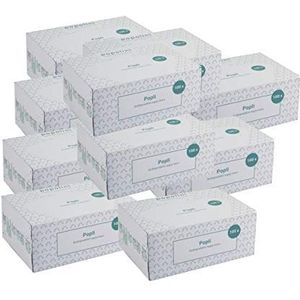 10 x Popli Box wegwerp-luiervlies, 10 x 100 vellen (1000 vellen) luierinleg voor stoffen luiers