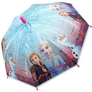 Disney Frozen II Kinderparaplu Kinderen School Bubble Dome Travel Brolly, L, M