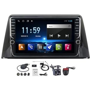Android 11 Auto Stereo MP5 Player 9'' Screen Autoradio Voor Peugeot 308 2016-2018 Ondersteunt Car-play Android Auto/BT/FM AM RDS DAB+ Radio/Mirror Link/Stuurbediening (Size : K100S)