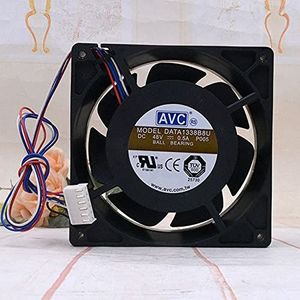 13cm 13038 DATA1338B8U 48V 0.5A 4-wire pwm temperature control speed regulation chassis fan
