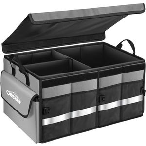 Oasser - Kofferbaktas - Grijs - Organizer met Deksel - Waterdicht - Opvouwbaar