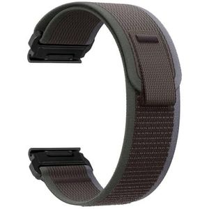 22mm 26mm Nylon Quick Fit Band for Garmin Fenix ​​7X 7 Pro Fenix ​​6X 6 5X 5Plus Tactix 7 Forerunner 965 955 Enduro 2 Loop Band (Color : 2, Size : QuickFit 26mm)