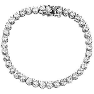 Diamanten armband met hoog koolstofgehalte dames eenvoudig for sterling zilver in niche-ontwerp super flits vol diamanten zirkonia luxe handgemaakte sieraden (Color : 18cm)