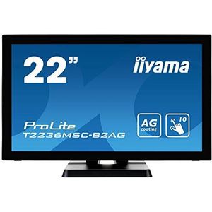 iiyama ProLite T2236MSC computer monitor 54,6 cm (21.5") 1920 x 1080 Pixels Full HD LED Touchscreen Zwart