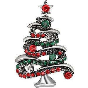 Pinnen Broche Roman Uniek Cadeau Corsage Kerstboom en Kerstdecoratie Kerst Sieraden for Vrouwen Pin Strass