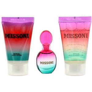 Missoni 3 stuks mini-set voor vrouwen: 5 ml EDP, 0,8 bl, 0,8 SG
