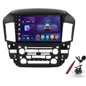 Android 15 Autoradio voor T-oyota Harrier (1997-2003) 9 inch 2K Touchscreen 2000 * 1200 Android Head Unit Multimedia Speler met Carplay GPS Navi BT 5G WiFi DSP SWC,K1 pro