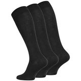 Cotton Prime - Kniekousen - Zwart - 3 Pack