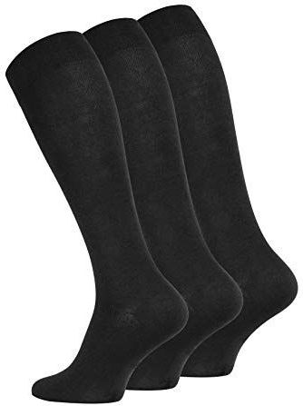 Cotton Prime - Kniekousen - Zwart - 3 Pack