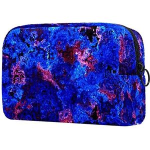 Voor Vrouwen Meisje Luipaard Print 7.3x3x5.1 Inch Reizen Cosmetische Organizer Toilettassen Make-up Tas, Kleur: zwart/bruin,, 18.5x7.5x13cm/7.3x3x5.1in, Make-up zakje