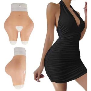 CRODRES Silicone Butt Enhance Panties Buttock Butt Shaper Controle Shorts Padded Push Boxer Briefs voor Cosplay,Bruin,One Size