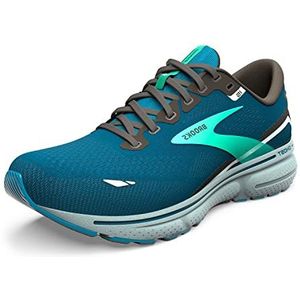 Brooks Ghost 15 Hardloopschoenen heren, Moroccan Blue Black Spring Bud, 45 EU