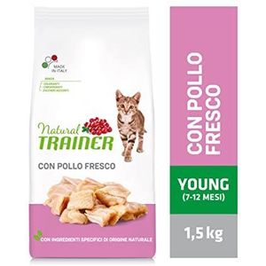 Trainer Natuurlijk kippenvoer voor jonge katten, 1,5 kg - -