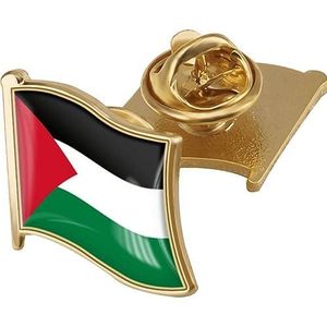 Lpitoy Palestina Vlag Revers Pin Badge Nationale Land Vlag Knop Revers Pin Gratis Palestina Nationale Emaille Pin voor Mannen Vrouwen