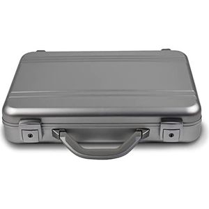 GDSCS Aluminium koffer, draagbare handtas (kleur: zilver, maat: 370 * 270 * 100 mm)
