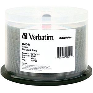 Verbatim DataLifePlus DVD-R 4,7 GB 16x DVD-R (glanzend), 50 stuks