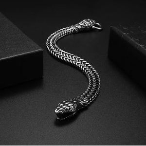 Vintage gotische metalen schedel ketting armband voor mannen gepersonaliseerde Cool dagelijkse Punk Rock fiets sieraden cadeau