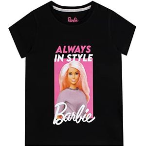 Barbie Meisjes T-shirt Zwart 128