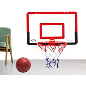 Adawd Minihoepel voor basketbal binnenshuis - Punchvrij basketbalbord, PVC-balbord, wandgemonteerd, minibasketbalbord, speelgoed voor deur, jongens, tieners, volwassenen, cadeaus