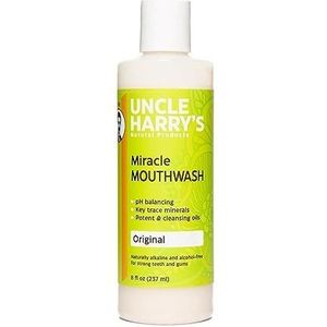 Oom Harry's natuurlijke alkalische wonder mondwater, 8 Fl Oz door Uncle Harry's Natural Products