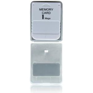 WICAREYO 1MB geheugenkaart voor PS1 Console Wit