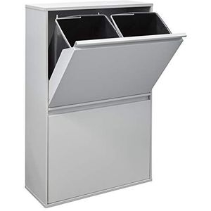 Vuilnisbak - Zwart - Kunststof - 30 Liter