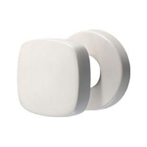 KWQNPHTRN Onzichtbaar hydraulisch scharnier voor deuren met 12,7 cm en 15,2 cm (5 inch) en 6 inch (12,7 cm) met veer en automatische sluiting. (wit vierkant onzichtbaar slot)