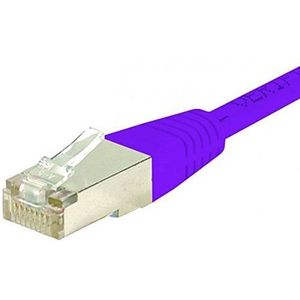 connect 0,70 m Koper RJ45 Cat. 6 S/FTP patchkabel - paars