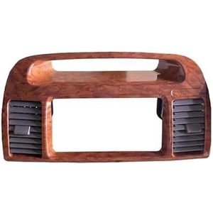 Airco Vent Voor Toyota Voor Camry 5 2002 2003 2004 2005 2006 Fascia Auto Stereo Panel CD DVD Interieur Air Vent Outlet Radio Dashboard(Bruin)