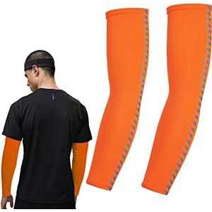 Arm Sleeve voor zonwering, Sun Sleeves UV Bescherming Koeling, Vochtafvoerende armmouwen voor heren, dames, buitensportmouw Qiongni