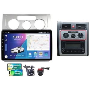 Android 13 10 Inch 2 Din QLED Autoradio Voor Volkswagen Touran 1 2003-2010 - Camera DVR GRATIS - Steun Carplay Android Auto DSP Stuurwiel FM RDS DAB WIFI 4G Bluetooth Split-Screen(B,NF-6)