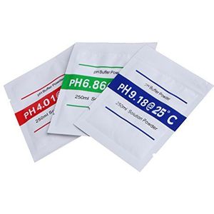 Kalttoy 3 Packs pH Buffer Kalibratie Oplossing Poeder Nauwkeurige Kalibreer pH Meter