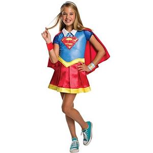 Rubie's - DC Super Hero Girls Supergirl Deluxe Kinderkostuum pak Medium geel
