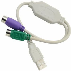 XAGMODSHN 1 ST USB2.0 Naar PS2s Interfaces Adapter Kabel Voor PS2s Naar USB Controller 2x USB Toetsenborden En