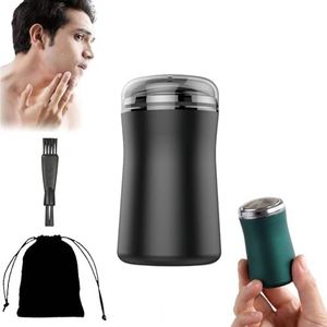 Ailsion Pocket Size Wasbaar Elektrisch Scheermes, Ailsion Shaver, Ailsion Pocket Scheerapparaat, Zakformaat Draagbaar scheerapparaat Nat en Droog Mens Razor USB, Elektrisch scheermes voor mannen
