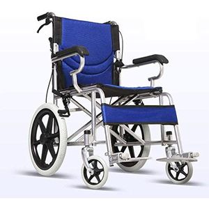 Rolstoelen Opvouwbare begeleider-aangedreven rolstoelen, lichtgewicht opvouwbaar handmatig mobiliteitsapparaat voor ouderen Transit Comfort rolstoel voor onafhankelijkheid of conciërgegemak
