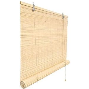Victoria M. Klemmfix rolgordijn bamboe 60 x 160 cm in kleur naturel, bescherming tegen inkijk rolgordijn zonder boren voor ramen en deuren