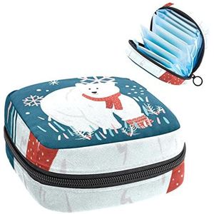 Maandverband Opbergtas,Draagbare Maandverband Opbergzak,1 (65), Meerkleurig, 4.7x6.6x6.6 in/12x17x17 cm