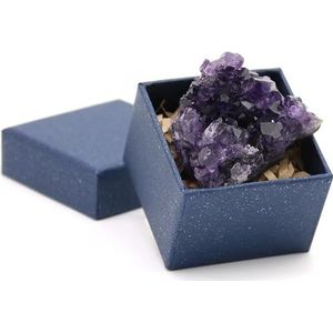 Nvzi Amethist kristal, kristalsteen, ruwe kristallen cluster, bescherming kristallen, amethist geode kristallen, helende kristallen, paars kristal, amethist geschenken (ongeveer 50G)