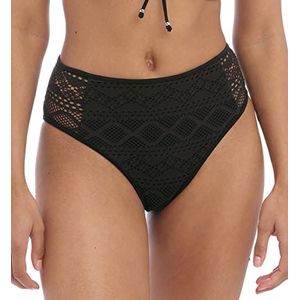 Freya Sundance High-Waist Bikini Bottom, M, Black