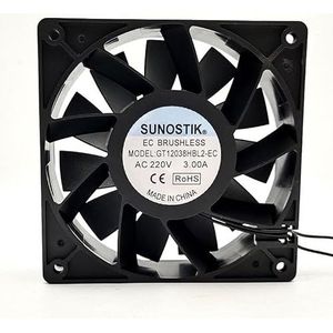 For With Speed Regulation and High Airflow - 3.00A, 3000RPM, 91 CFMNZNYDNL GT12038HBL2-EC 120mm High-Performance Chassis Fan LMNCBVYA