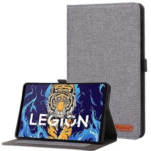 Beschermhoes Compatibel met Lenovo Legion Y700 8,8 inch, Flip Fold Stand Case Beschermende stof Print Cover met Auto Wake Sleep met kaartsleuven Behuizing(Szary)