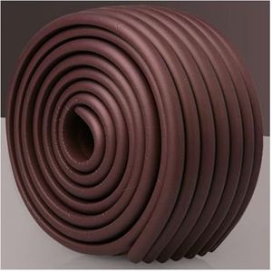 Soft Rubber Foam Padding Corner Guard Zelfklevende schuimrubberen stootstrips for meubels, veelkleurig, verschillende maten(Brown,4m/13.12ft)
