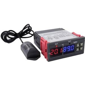 Digitale Thermostaat Temperatuur Vochtigheid Controller Thermostaat Humidistaat Thermometer Hygrometer Schakelaar(STC-3028 24V)