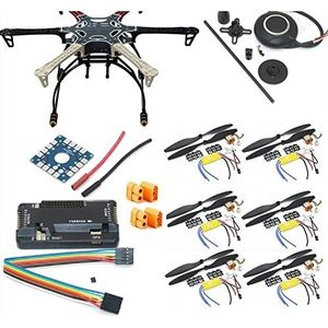 Drone Accessories For F550 Hexacopter Frame Met Landingsgestel kit w/Voor APM2.8 Flight control for 7M GPS A2212 1000KV 30A ESC Flysky FS-i6 TX for Rc Drone (Color : With FS-I6 Tx)