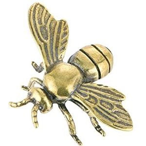 Messing beeldje, geluk Feng Shui beeldje, 1 stks Bee Decoratie Messing Bee Standbeeld Decoratie Woondecoratie