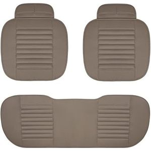 Stoelhoezen Beschermhoezen Auto Bekleding Pu Lederen Zitkussen Voor Clio Voor Megane Voor Fluence Voor Duster Voor Koleos Voor Kangoo Voor Talisman Voor Laguna(Gray 5 Seat)