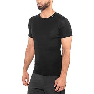 Woolpower Tee LITE hemd met ronde hals/shirt met korte mouwen van merinowol black M (EU50/52)