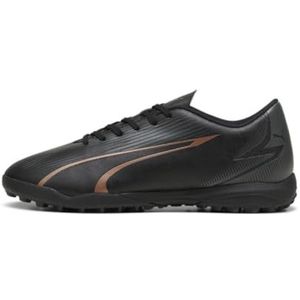 PUMA Heren Ultra Play Turf Trainer Sneaker, Zwart-Koper Rose, 11 UK, Puma Zwart Koper Roos, 46 EU