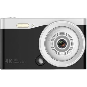 4K Beginners Vloggen Camera Autofocus Pocket 48MP HD Fotografie Reizen Selfie 2,8 Inch IPS Scherm Heldere Gedetailleerde Beelden(Black)